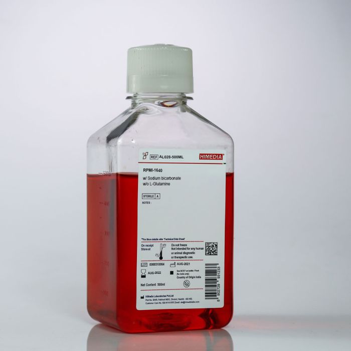 Среда RPMI-1640 w/ Sodium bicarbonate w/o L-Glutamine