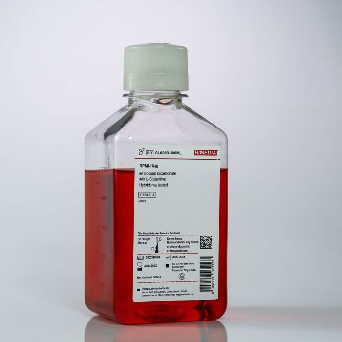 Среда RPMI-1640 w/ Sodium bicarbonate w/o L-Glutamine Hybridoma tested