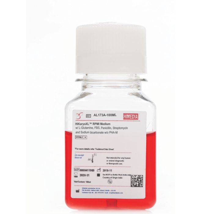 Среда HiKaryoxL™ RPMI с L-глутамином, FBS, пенициллином, стрептомицином и бикарбонатом натрия, не содержит PHA-M